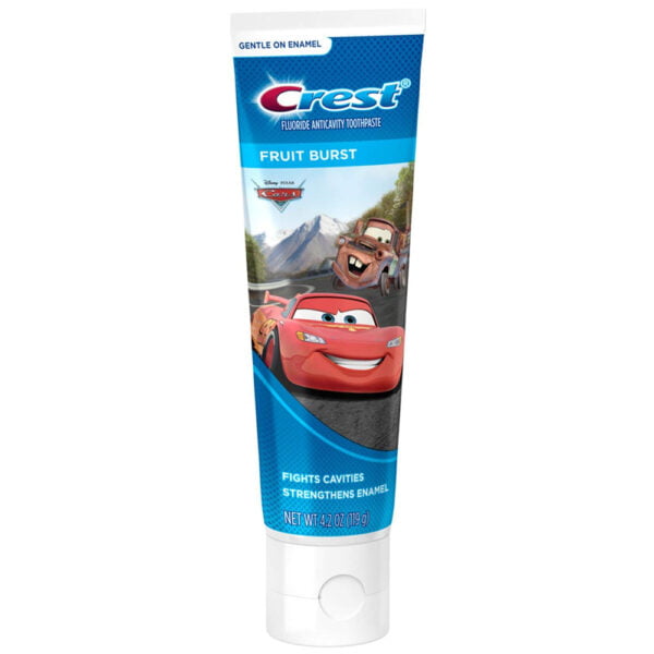 Crest Fluoride Anticavity Toothpaste Fruit Burst-Disney Cars, 119g