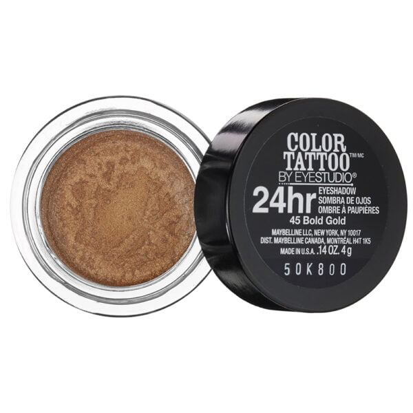 Maybelline Eye Shadow Eye Studio Color Tattoo 45 Bold Gold