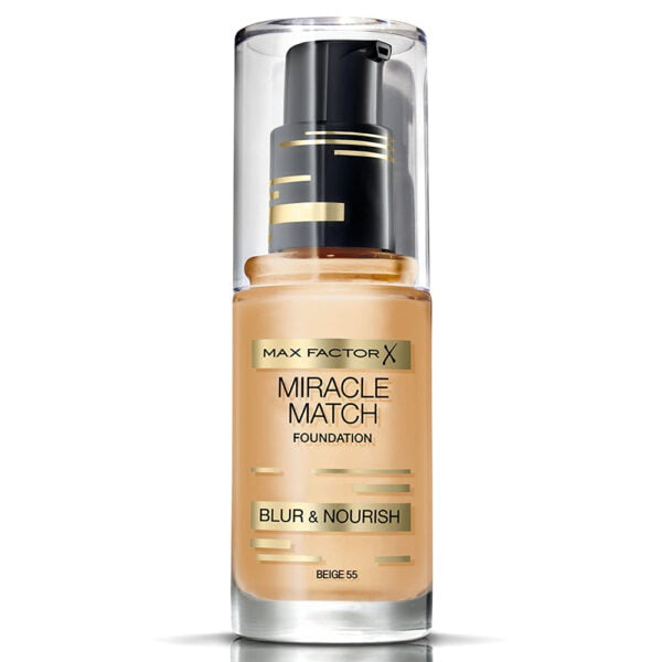 Max Factor Foundation 30ml Miracle Match 55 Beige