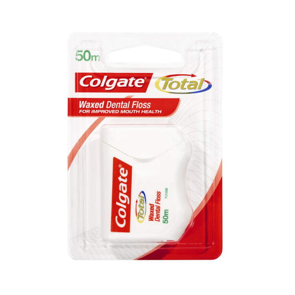 Colgate Dental Floss 50m Total Waxed