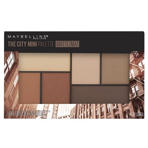 Maybelline The City Kits Eye Shadow Palette Matte 500 Brooklyn Nudes