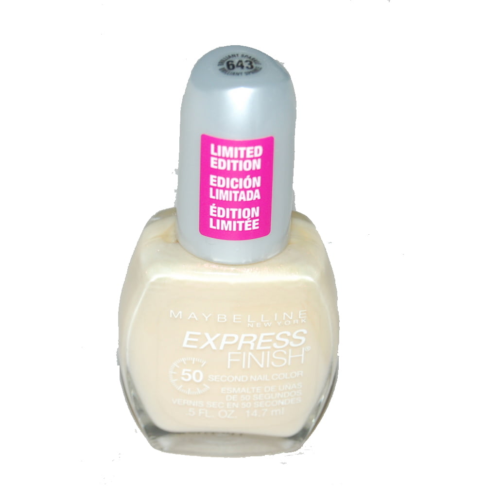 Maybelline Nail Polish  Express Finish 643 Brilliant Sparkle |  Head2Toes Beauty Store UAE