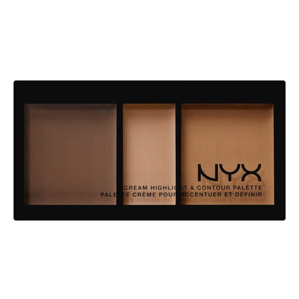 NYX Cream Highlight and Contour Palette 4.4g CHCP03 Deep