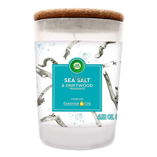 Air Wick Candle 185g Sea Salt and Driftwood