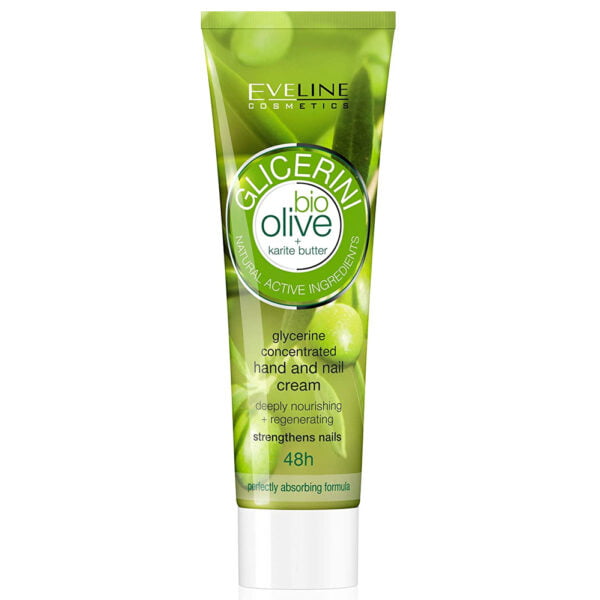 Eveline Hand and Nail Cream 100ml Glicerini Bio Olive and Karite Butter