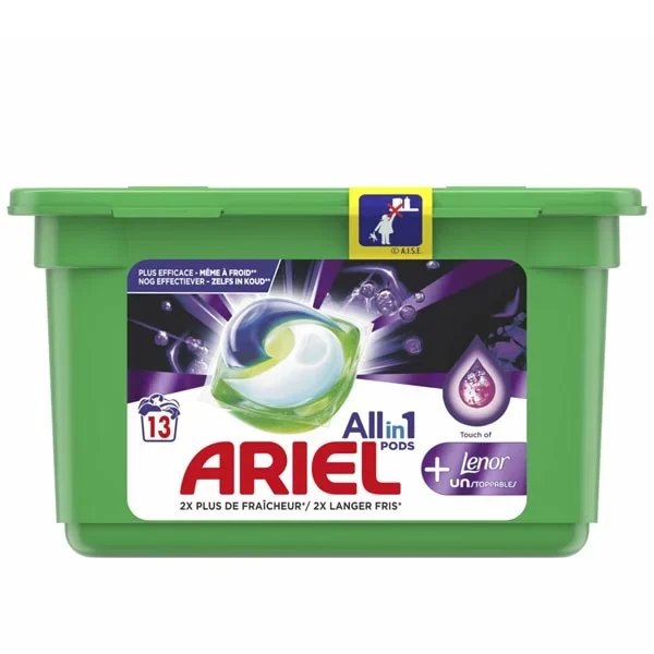 Ariel Clothe Wash All In 1 Touch of Lenor Unstoppable Pods 13Tab
