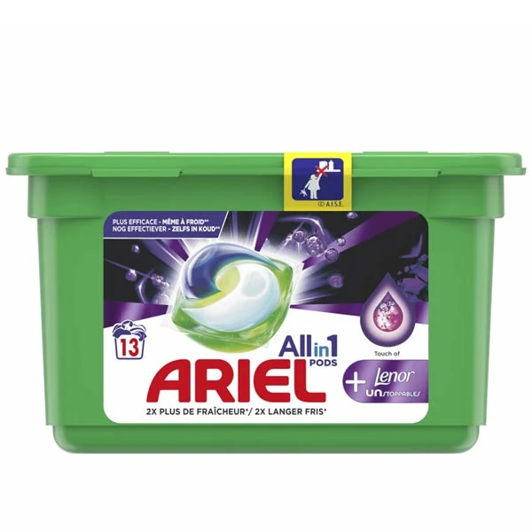 Ariel Clothe Wash All In 1 Touch of Lenor Unstoppable Pods 13Tab Ariel Clothe Wash All In 1 Touch of Lenor Unstoppable Pods 13Tab