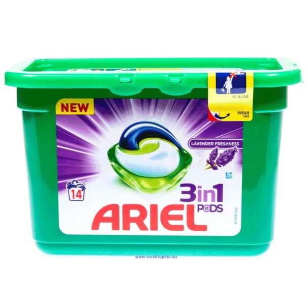 Ariel washing capsules 14 pcs Lavender 3in1