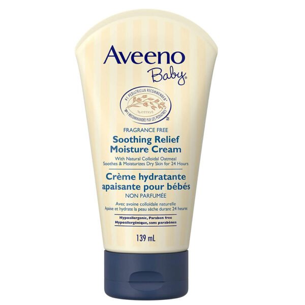 Aveeno Baby Cream 139ml Soothing Relief Cream for Extra Dry Skin