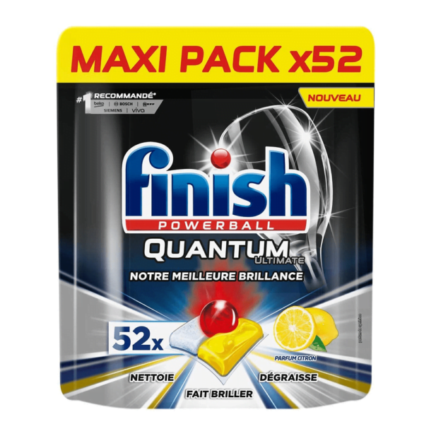 Finish Power Ball Quantum Ultimate Lemon 52 Tab