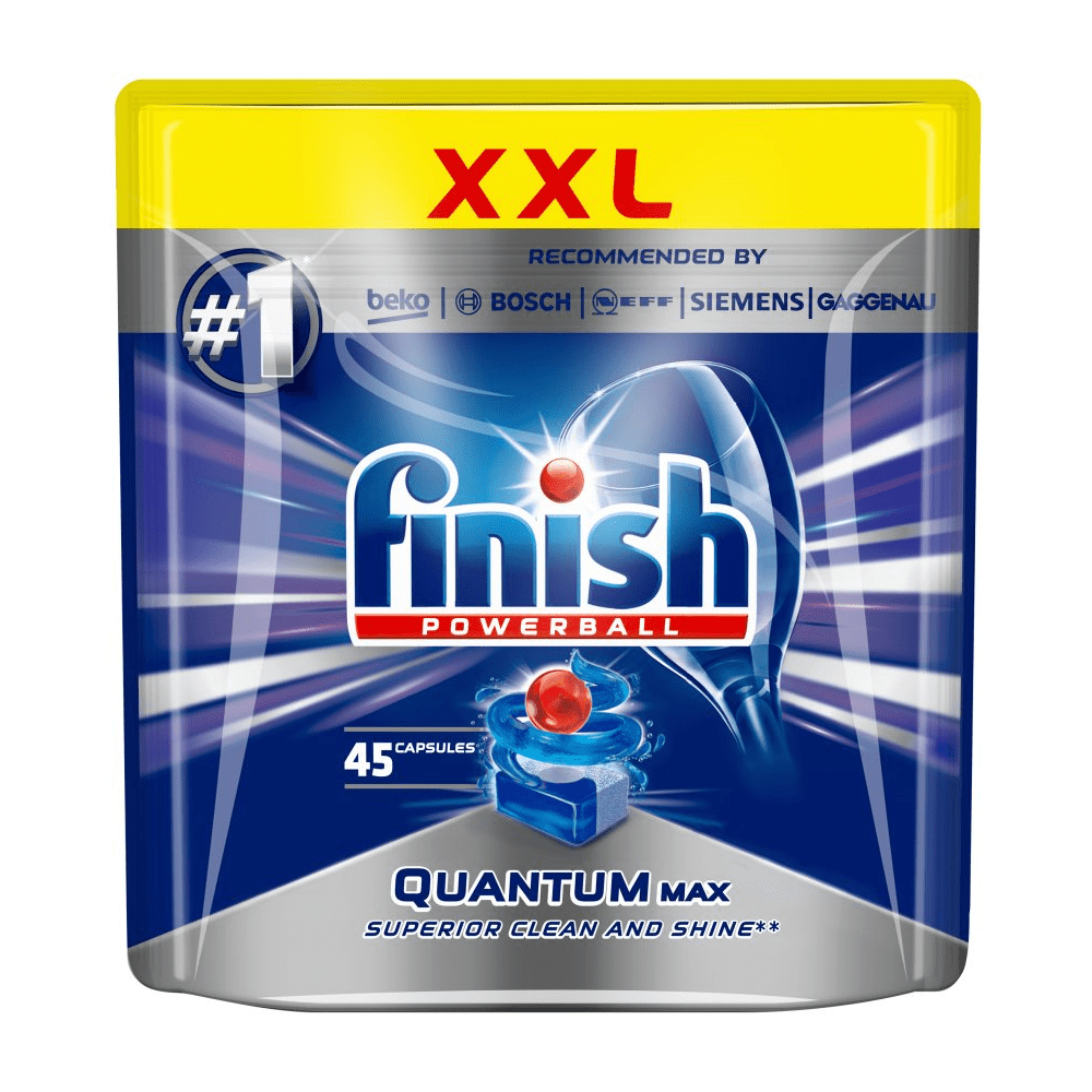 Finish Power Ball Quantum Max 45 Tab Finish dishwasher uae Power Ball Quantum Max 45 Tab
