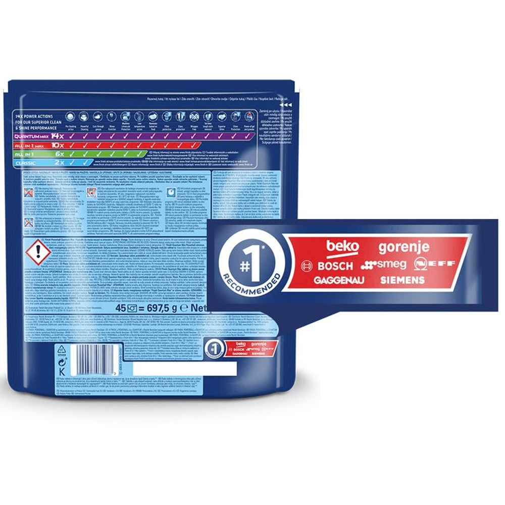 Finish Power Ball Quantum Max 45 Tab Finish Power Ball Quantum Max 45 Tab