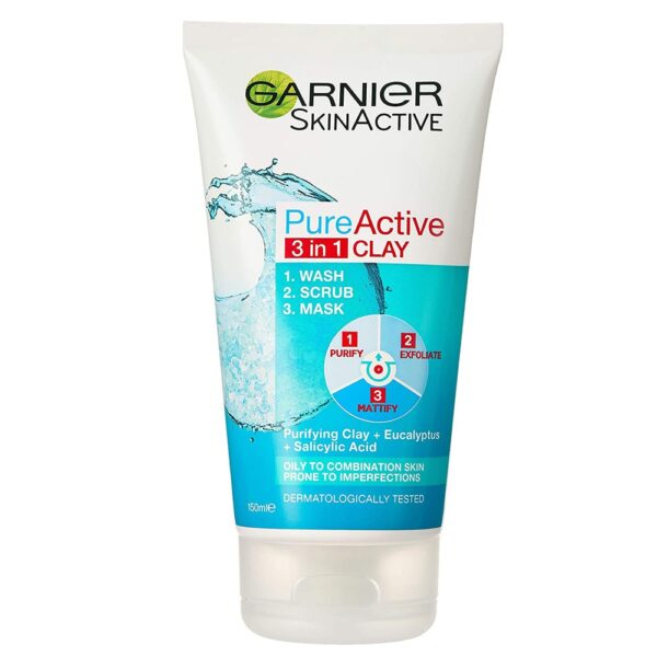 Garnier Face Wash 150ml Pure Active Oily Skin