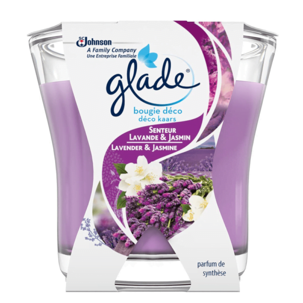 Glade Candle 70g Lavender and Jasmine