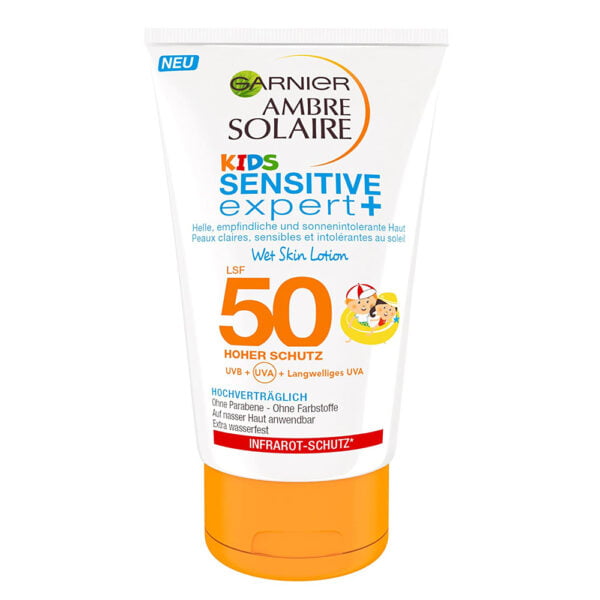 Garnier Sunscreen 150ml Ambre Solaire Sun Kids Sensitive Expert