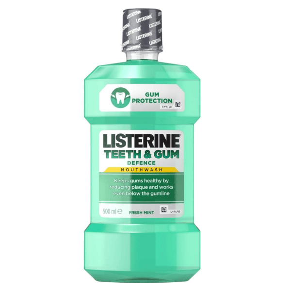 Listerine Mouthwash 500ml Teeth and Gums Defence