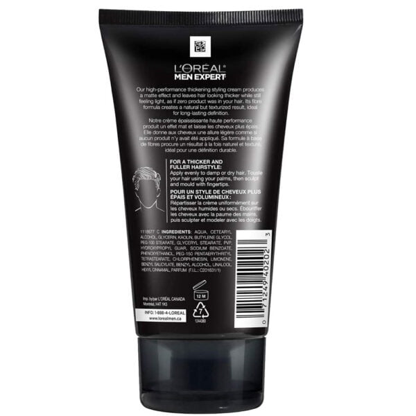 Loreal Hair Cream 150ml Men Expert Thickening Cream | Head2Toes Beauty ...