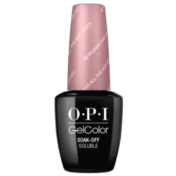 O.P.I Nail Polish 15ml Gel Color I63 Reykjavik Has All The Hot Spots