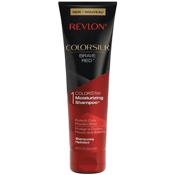 Revlon Shampoo 250ml Color Silk Moisturizing Brave Red