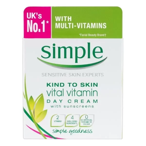 Simple Day Cream 50ml Spf15 Vital Vitamin