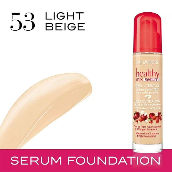 Foundation 30ml Healthy Mix Serum Gel 53 Light Beige | Head2Toes Beauty Store UAE