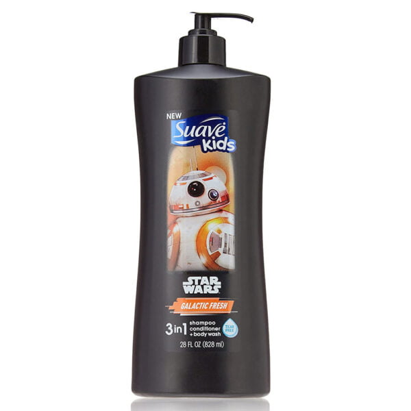 Suave Kids 3 In 1 Shampoo and Conditioner and Body Wash 828ml Star Wars