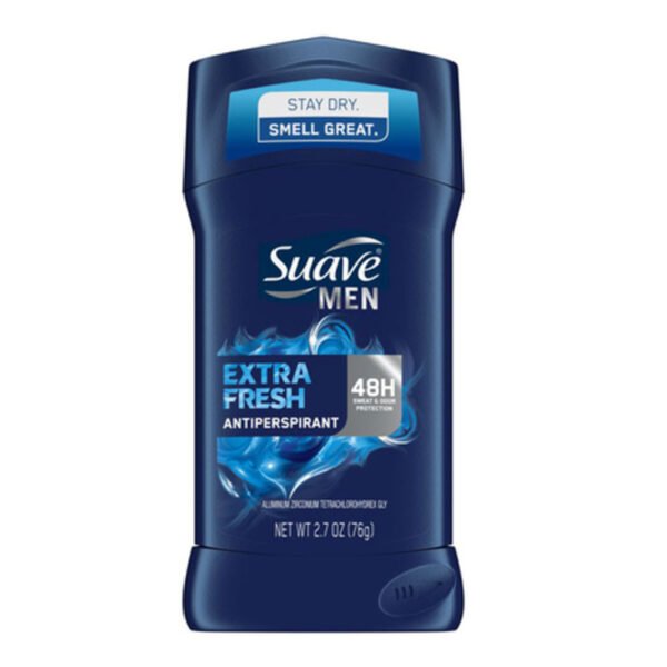 Suave Deodrant Men Stick 76g 48hr Extra Fresh Antiperspirant