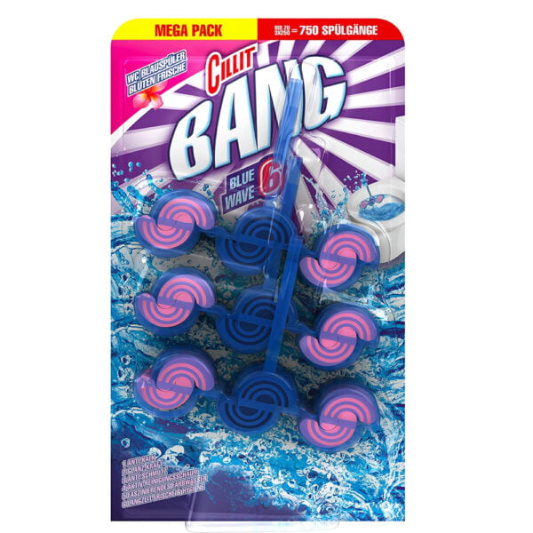 Cillit Bang Toilet Block 3x39gr Power Wave Flowers Fresh