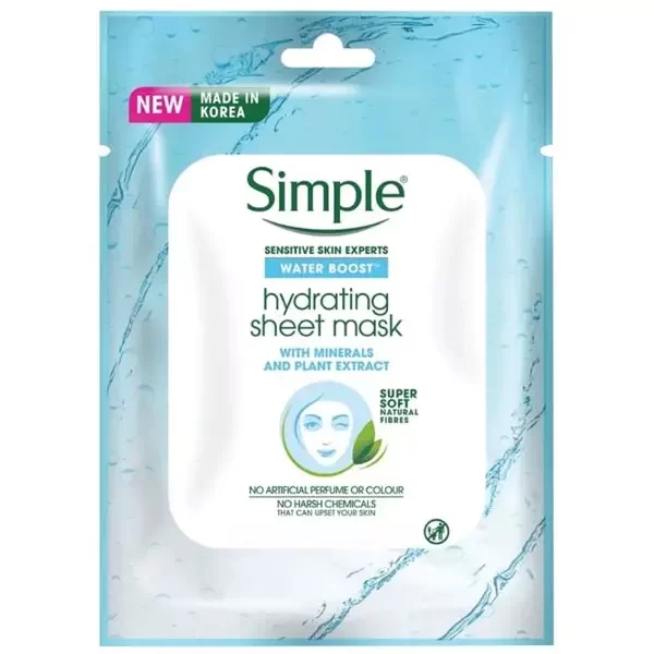 Simple Face Mask 23ml Water Boost Hydrating Sheet Mask