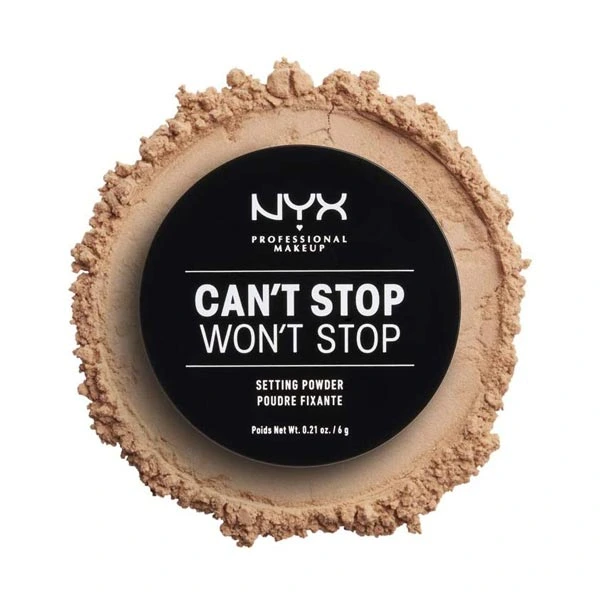NYX Powder 6g Professional Makeup Can't Stop Won't Stop Setting 03 Medium NYX Powder 6g Professional Makeup Can't Stop Won't Stop Setting 03 Medium