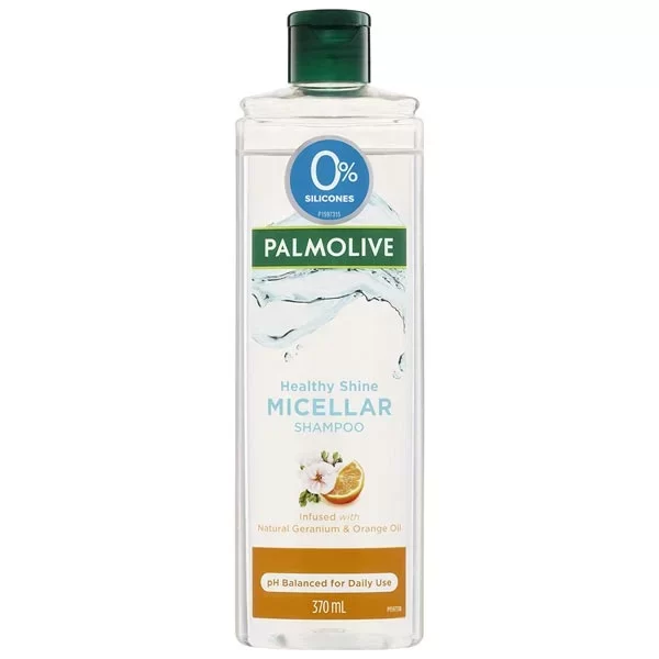 Palmolive Micellar Shampoo 370ml with Geranium and Orange Oil
