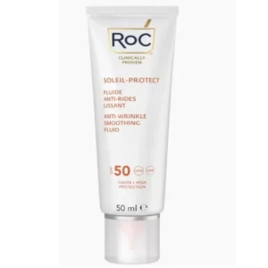 RoC Soleil Protect 50ml Anti Wrinkle Smoothing Fluid Spf 50 