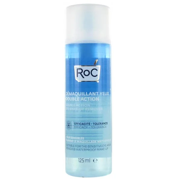 ROC Make Up Remover 125 ml Double Action Waterproof Eye ROC Make Up Remover 125 ml Double Action Waterproof Eye