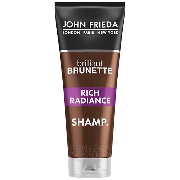 John Frieda Brilliant Brunette Rich Radiance Shampoo 250ml Sweet Almond Oil