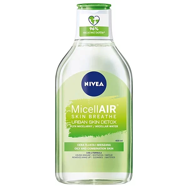 Nivea Micellair 400ml Urban Skin Detoks For Oily And Combination Skin