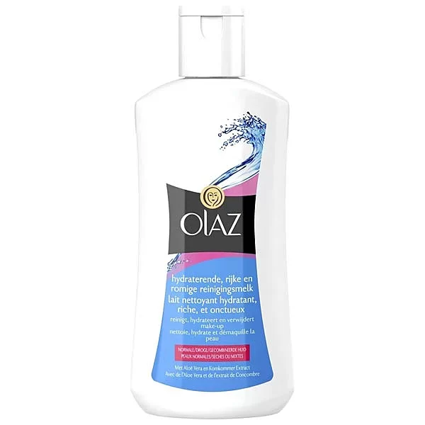 Olaz Face Cleansing 200ml Milk Normal To Dry Skin