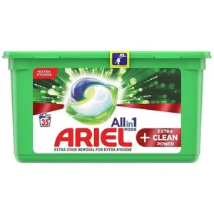 Ariel Clothe Wash All In 1 Extra Clean Power Pods 35Tab