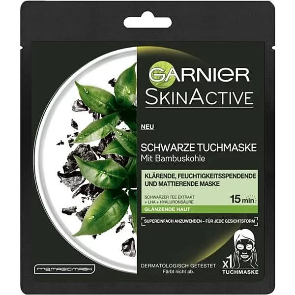 Garnier SkinActive Sheet Face Mask 28g Bamboo Charcoal