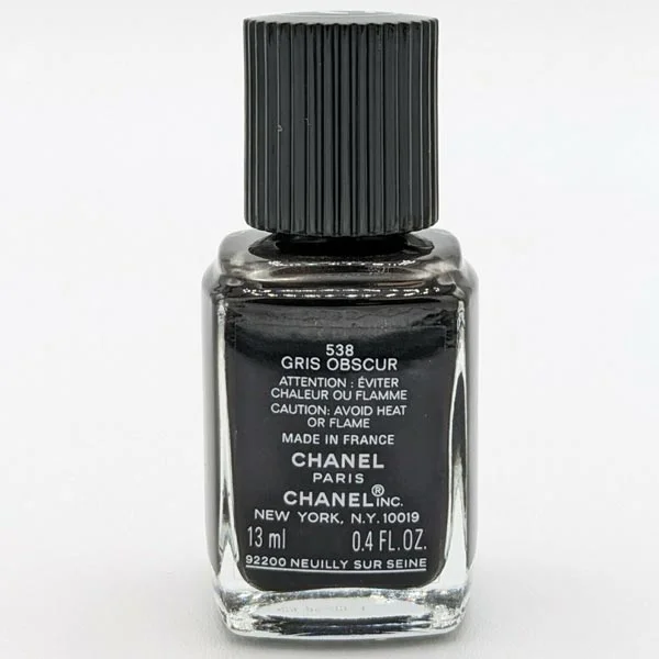 Chanel Nail Polish 13ml 538 Gris Obscur - Tester