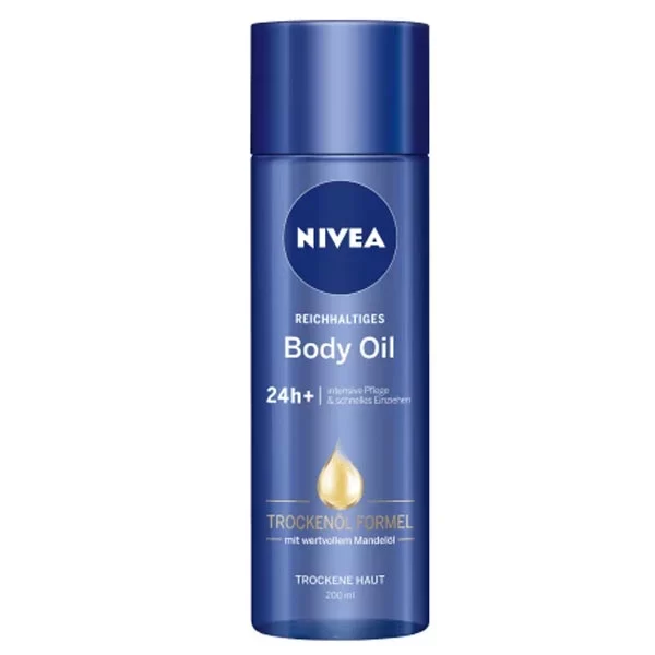 Nivea Body Oil 200ml Rich Dry Skin 24h