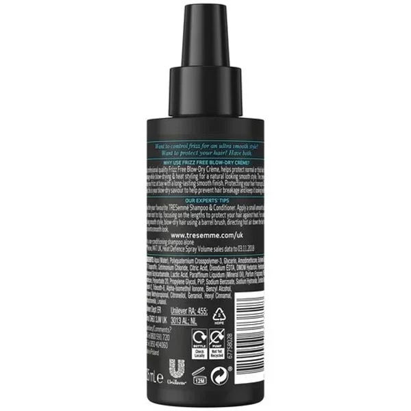 Tresemme Frizz Free Blow Dry Crème 125ml