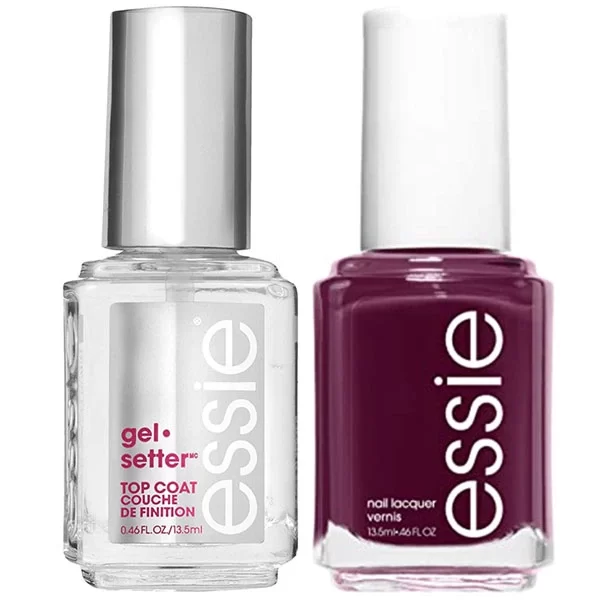 Essie Nail Polish 13.5ml Bahama Mama + Gel Setter 2Pcs Set