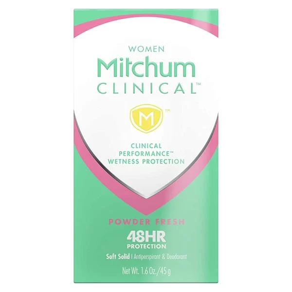 Mitchum Clinical Women Soft Solid Antiperspirant 45g