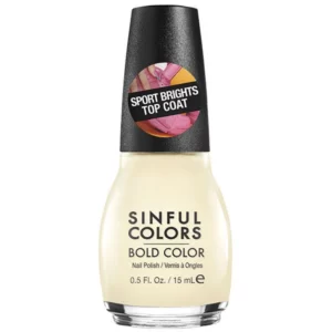  Sinful Colors Bold Color Nail Polish 15ml 2686 Rubber Top Coat