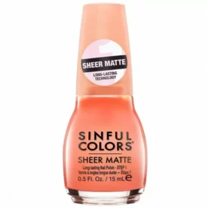 Sinful Colors Sheer Matte Nail Polish 15ml 2758 Hot & Hazy