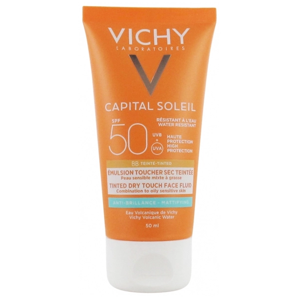 Vichy 50ml Ideal Soleil BB Tinted Dry Touch Face SPF50