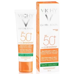 Vichy 50ml Capital Soleil Mattifying 3 In 1 SPF50+ 