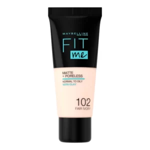 Maybelline Foundation 30ML Fit Me 102 Warm 