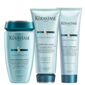 Kerastase Set Resistance Shampoo 250ml and Anti Breakage Cream 200ml and Leave In 150ml