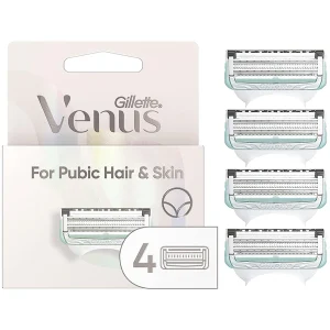 Gillette Venus For Pubic Hair and Skin 4 Cartridges